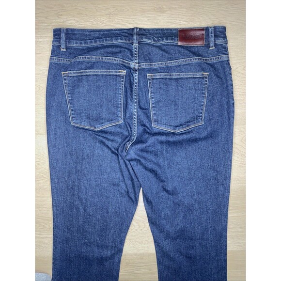 Lauren Ralph Lauren Jeans Women's Size 14 Blue Premier Straight Stretch - Picture 5 of 7